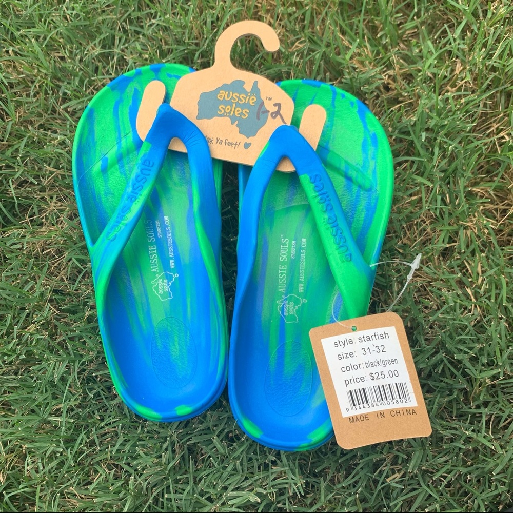 Aussie Soles Starfish Flip Flops